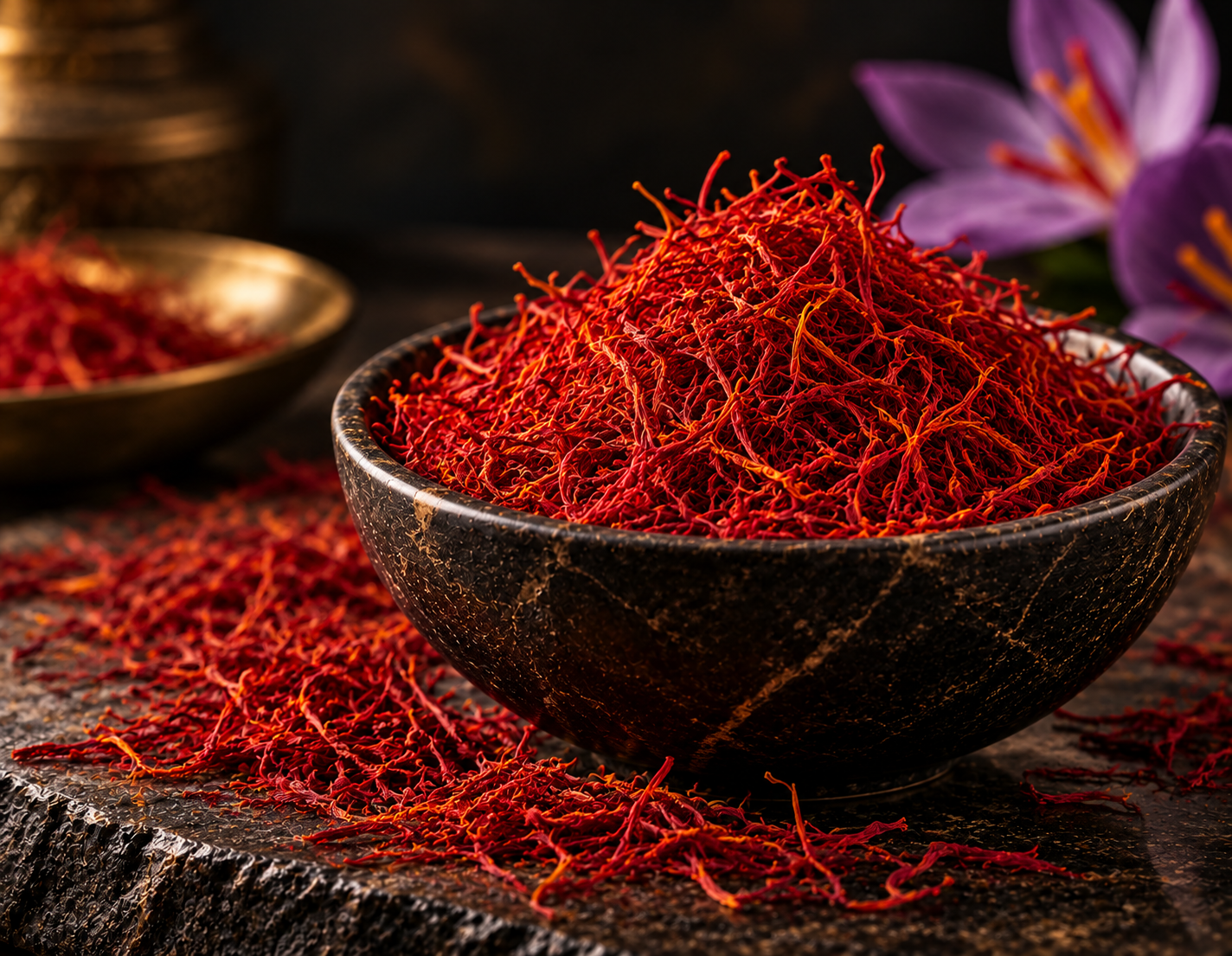 Kashmir saffron threads